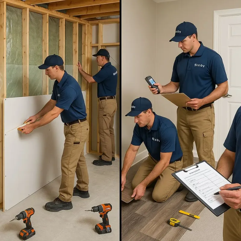 Repairs and Reconstruction process in Huron County, MI